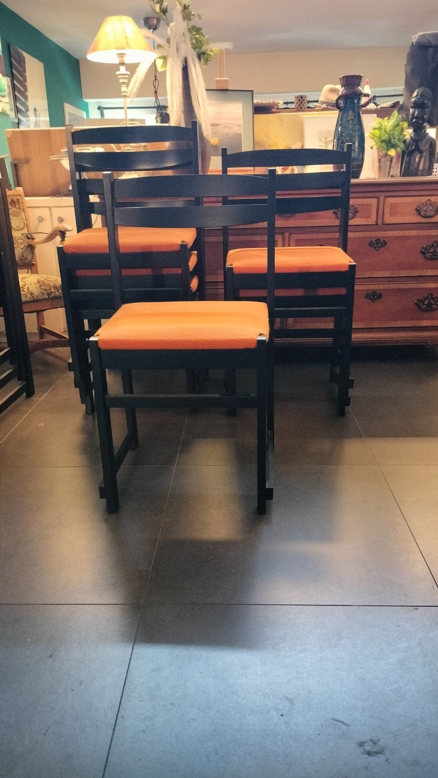 Vintage brutalist Pastoe style stoelen, Ophalen