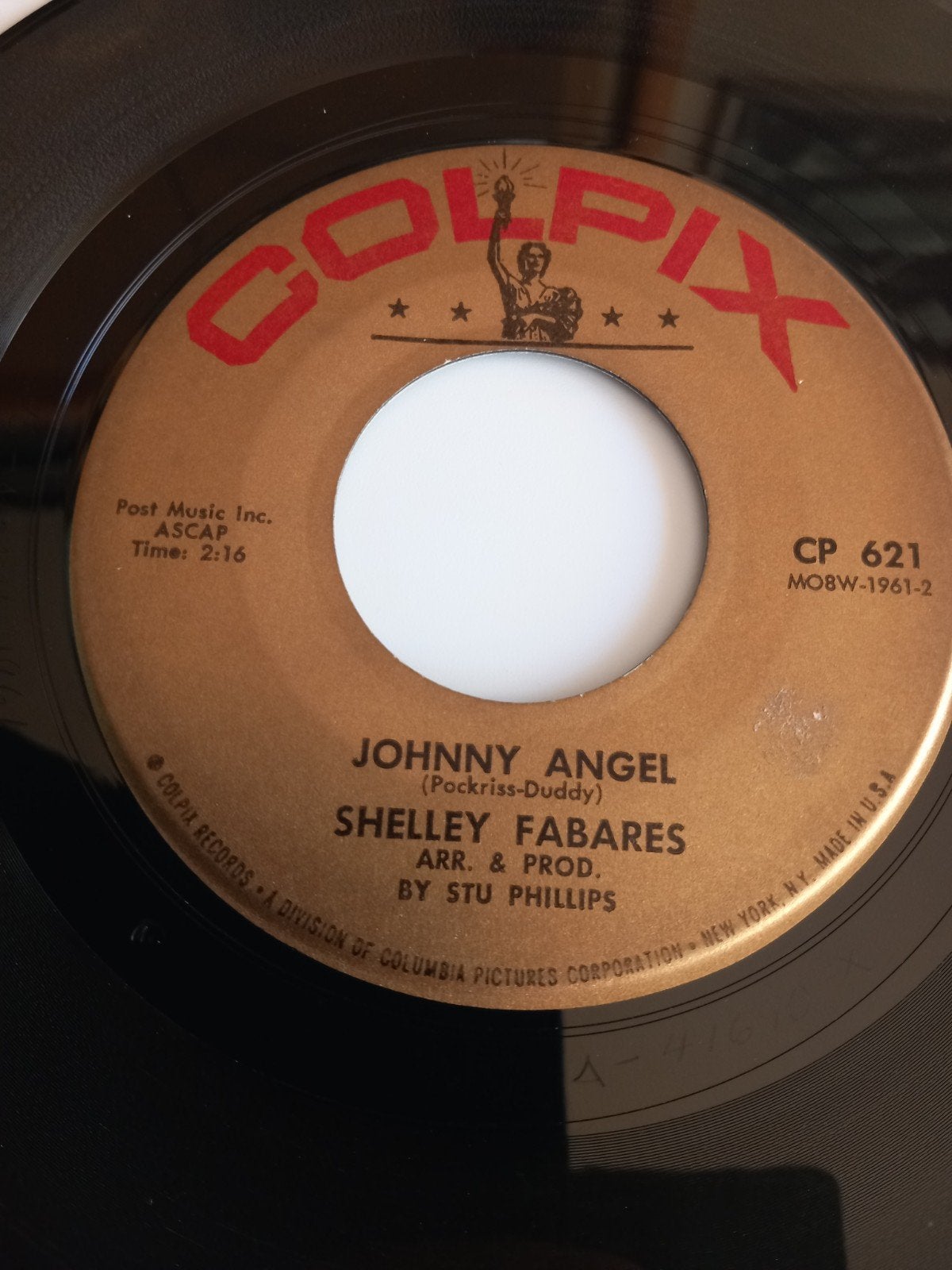 SHELLEY FABARES. JOHNNY ANGEL. 1961 OLDIES USA 45T, Enlèvement ou Envoi
