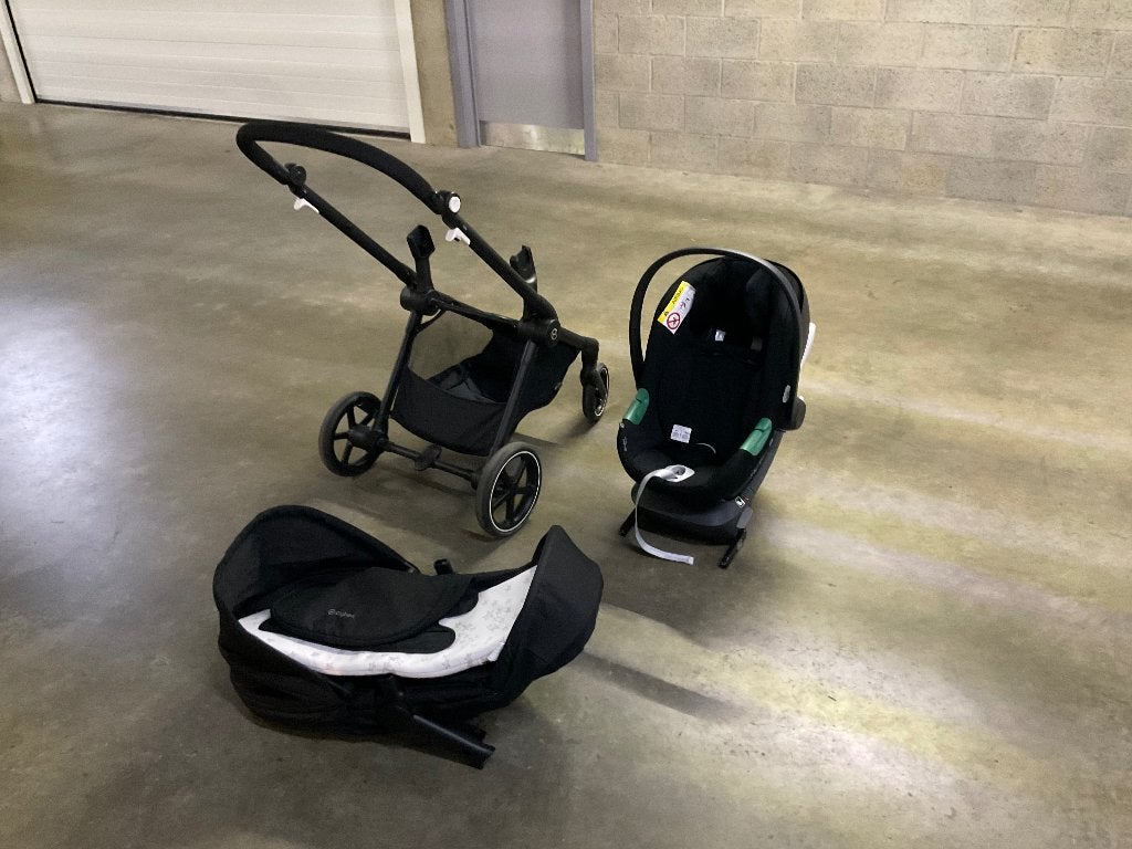 Kinderwagen cybex 3 in 1 eos, Enfants & Bébés, Autres marques, Avec siège auto, Enlèvement, Utilisé
