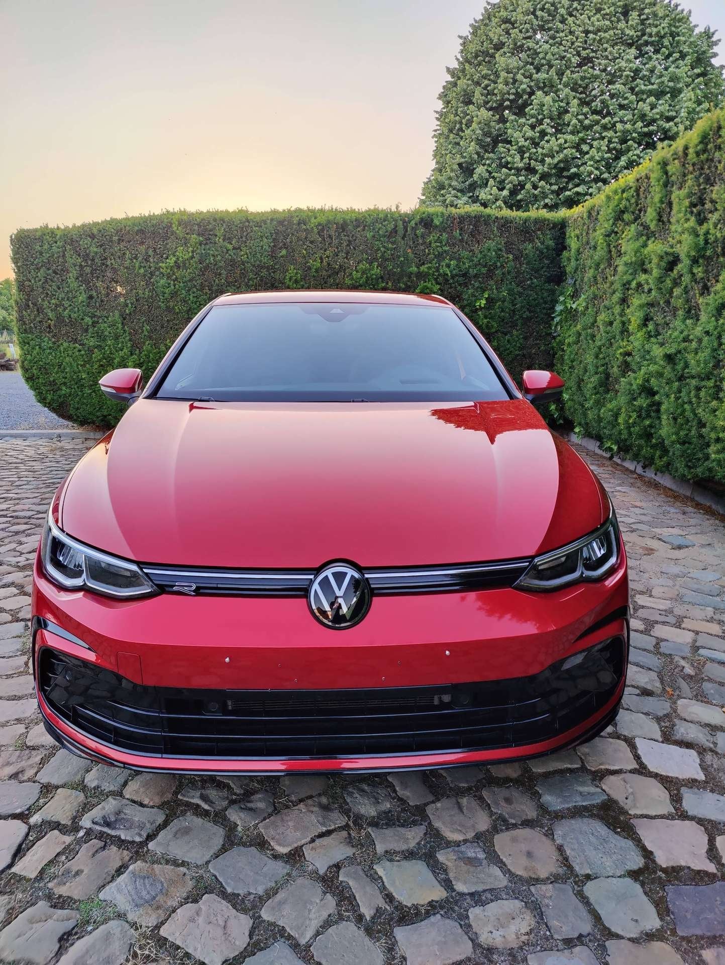 Volkswagen Golf Golf 1.5 eTSI R-Line OPF DSG (EU6AP) *Camera, Autos, Volkswagen, Rouge, Entreprise, Alcantara, Noir