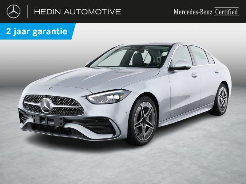 Mercedes-Benz C-Klasse 200 Berline AMG Line | Trekhaak | 360, Argent ou Gris, Achat, 1800 kg, Entreprise