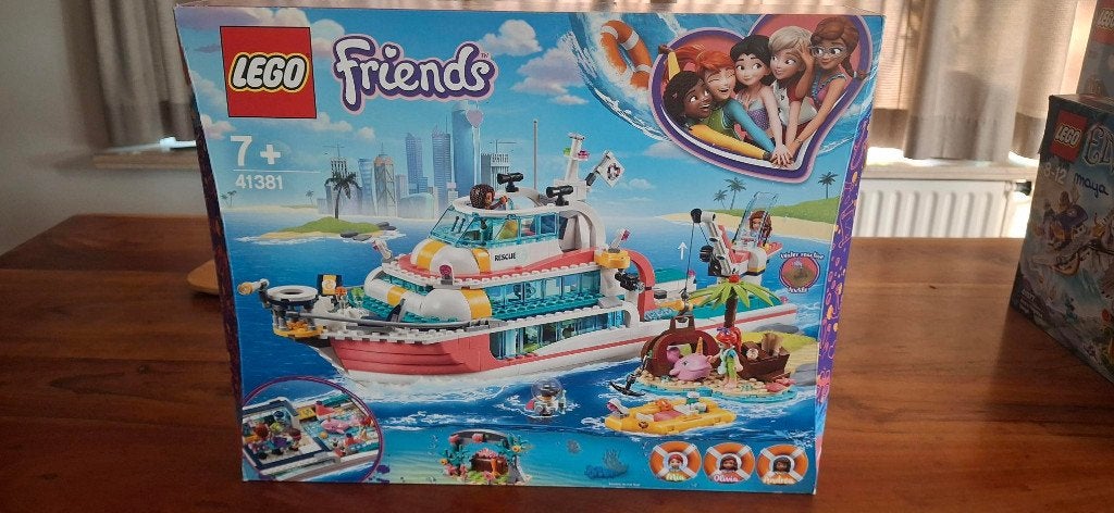 LEGO Friends 41381 Rescue Mission Boat, Kinderen en Baby's, Speelgoed | Duplo en Lego, Ophalen, Lego, Friends, Zo goed als nieuw