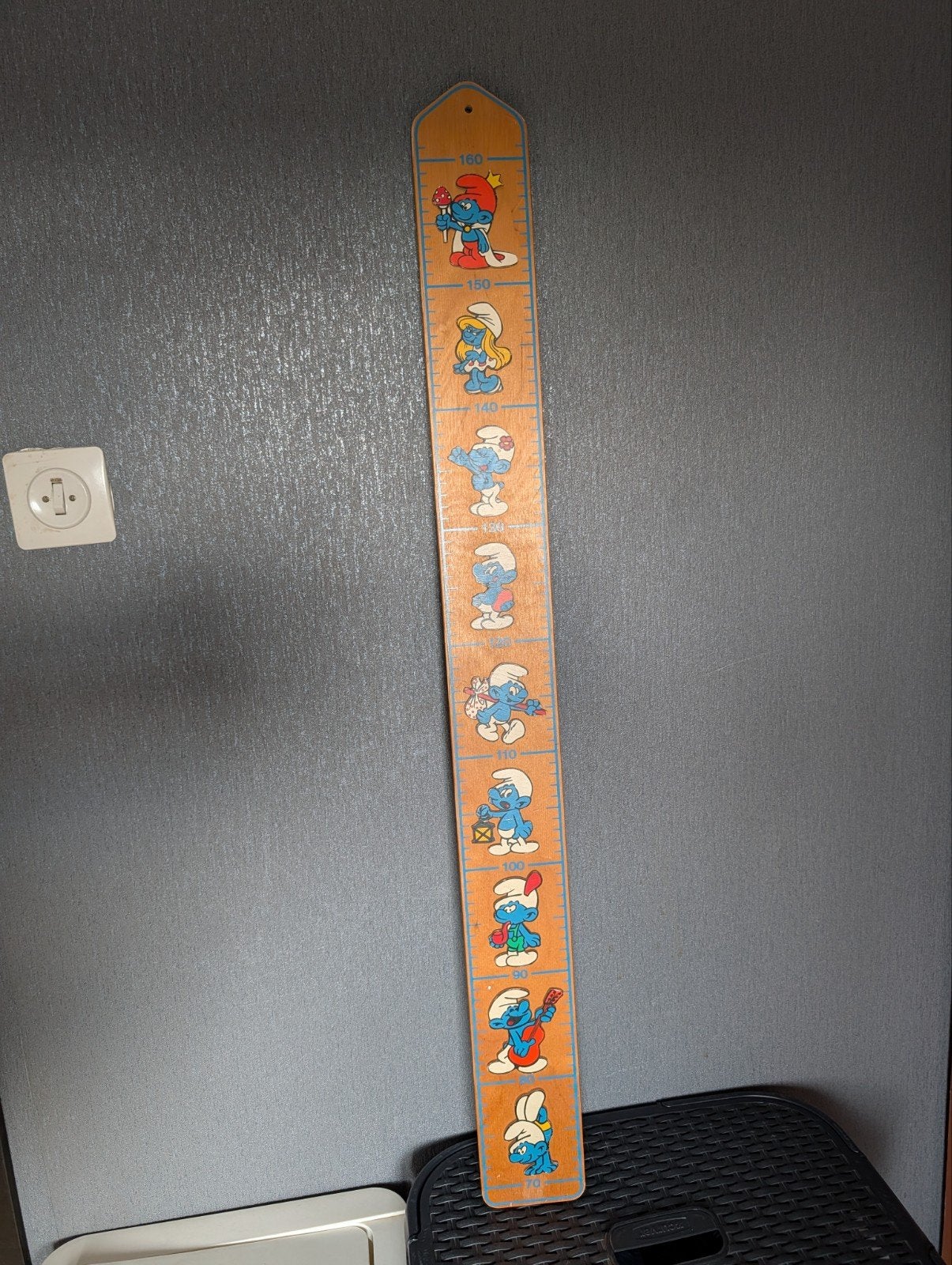 Originele meter De Smurfen / Les schtroumps goede staat, Huis en Inrichting, Woonaccessoires | Cd- en Dvd-rekken, Ophalen