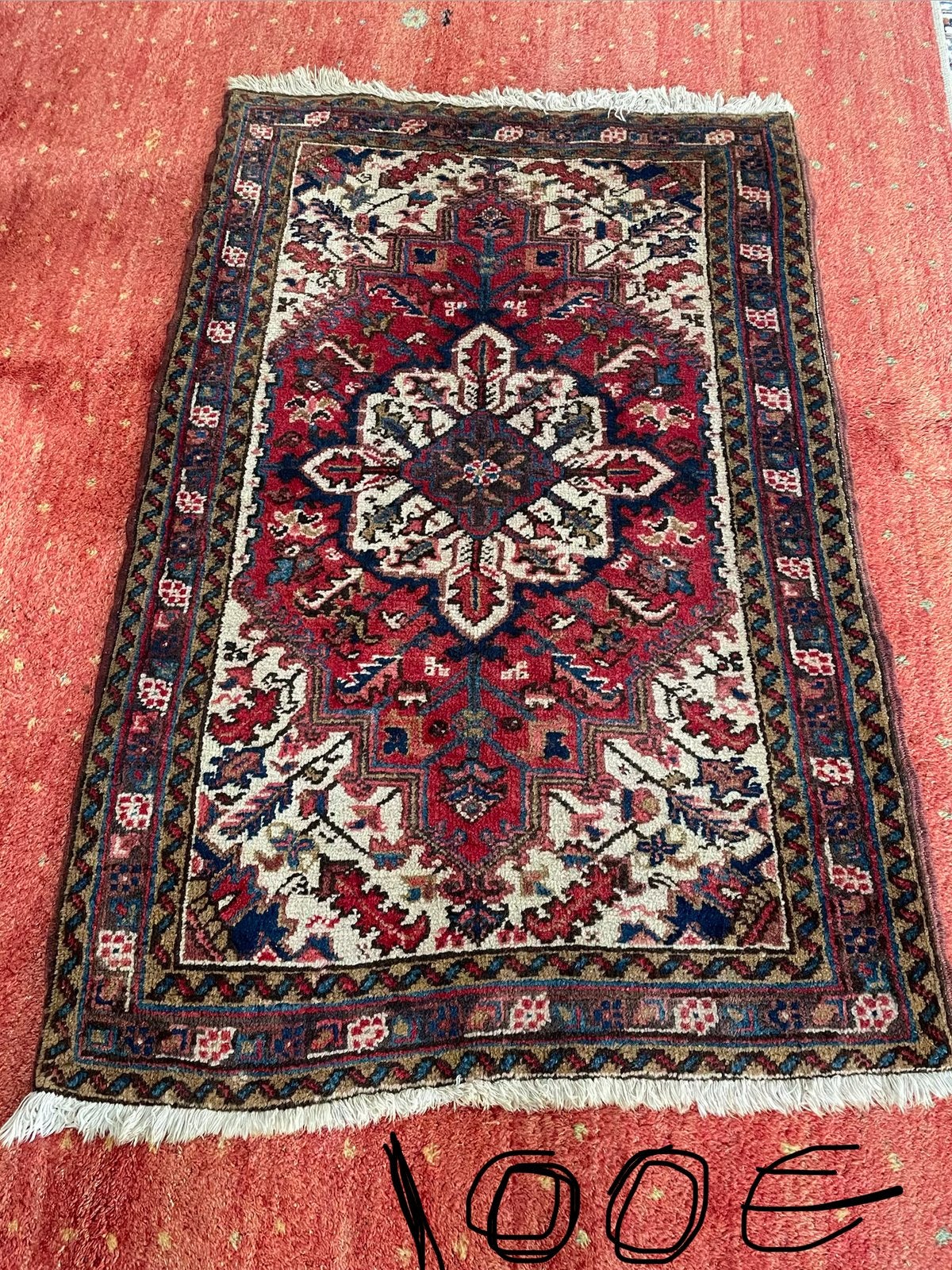 Heriz tapijt uit Iran, Antiquités & Art, Enlèvement