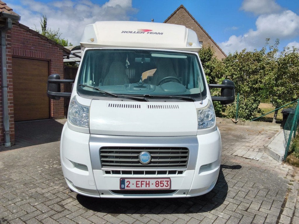 mooie camper met opdaet, Caravanes & Camping, Camping-cars, Particulier, jusqu'à 4, Alcôve, Fiat, Fiat, 8 à 9 mètres, Diesel, Boîte manuelle