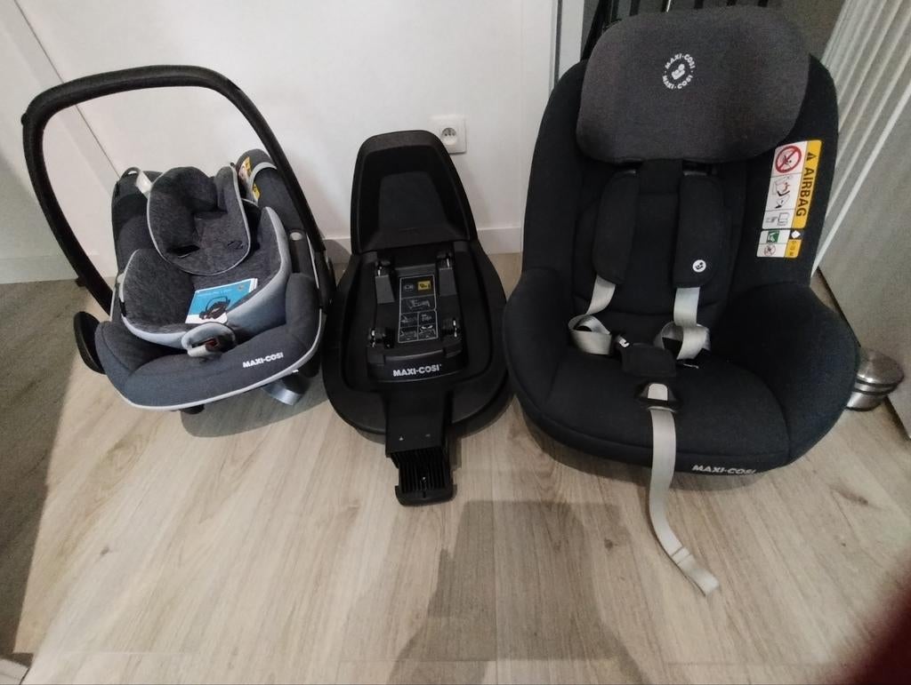 Maxi cosi pebble en pearl pro met familifix, Enlèvement