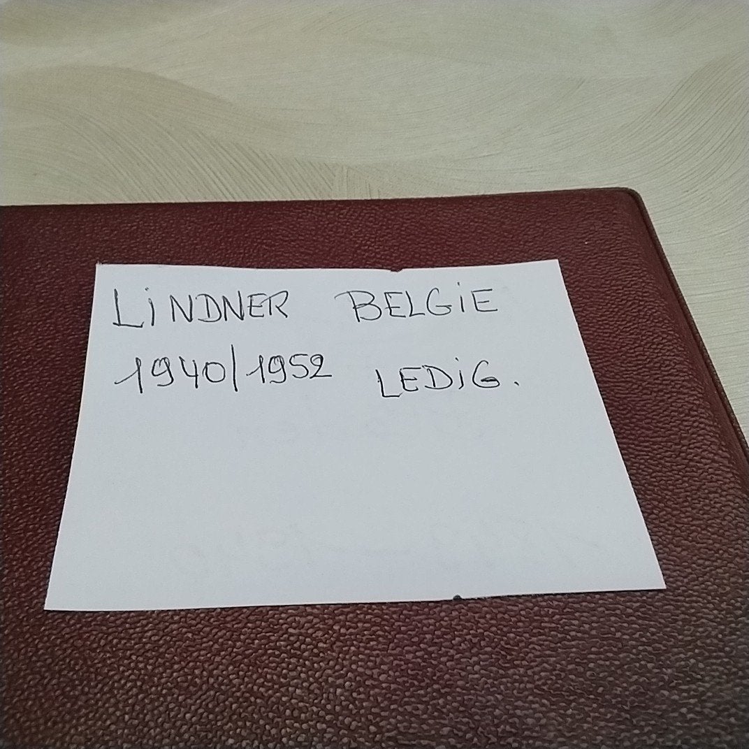 BELGIE Ledig Lindner album 1940/1952, Timbres & Monnaies, Timbres | Accessoires, Enlèvement ou Envoi