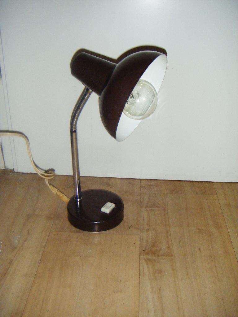 Vintage bureaulamp,jr'70,izgst,retro,verstelbaar buigveer, Enlèvement ou Envoi, Maison et Meubles
