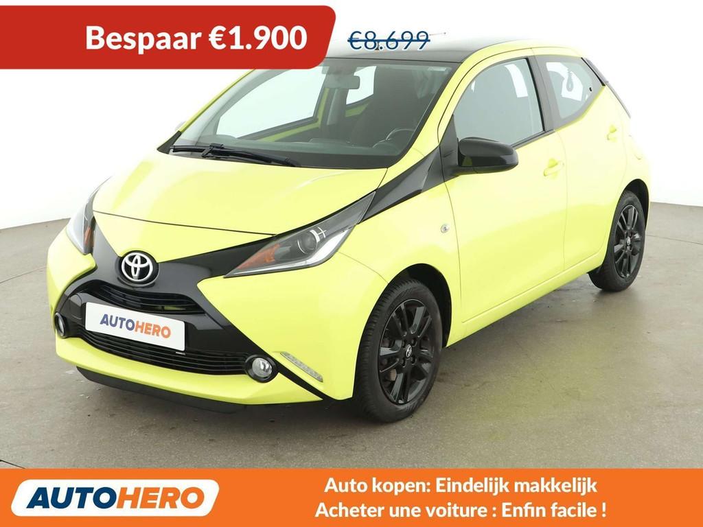Toyota Aygo 1.0 X-Cite (bj 2016), Auto's, Toyota, Voorwielaandrijving, 4 zetels, Stof, Gebruikt