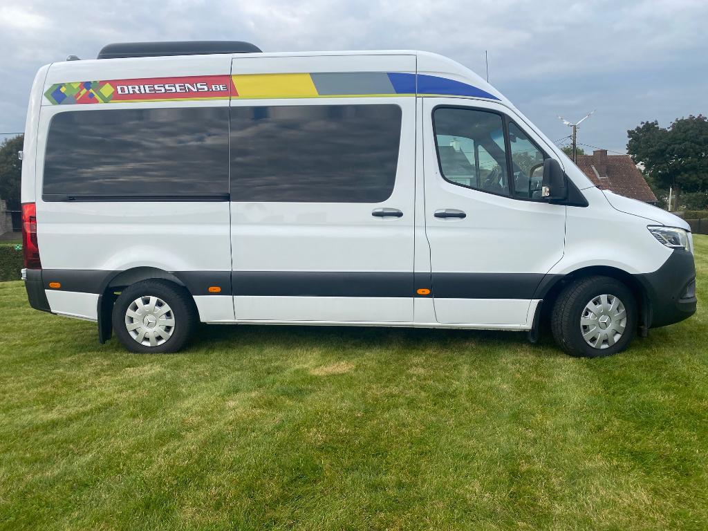 mercedes sprinter minibus 8+1 plaatsen euro 6 LUXE, Automaat, 4 cilinders, Wit, Bedrijf