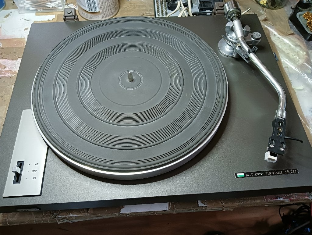 Sansui SR-222, TV, Hi-fi & Vidéo, Tourne-disques, Utilisé, Tourne-disque, Autres marques, Enlèvement ou Envoi