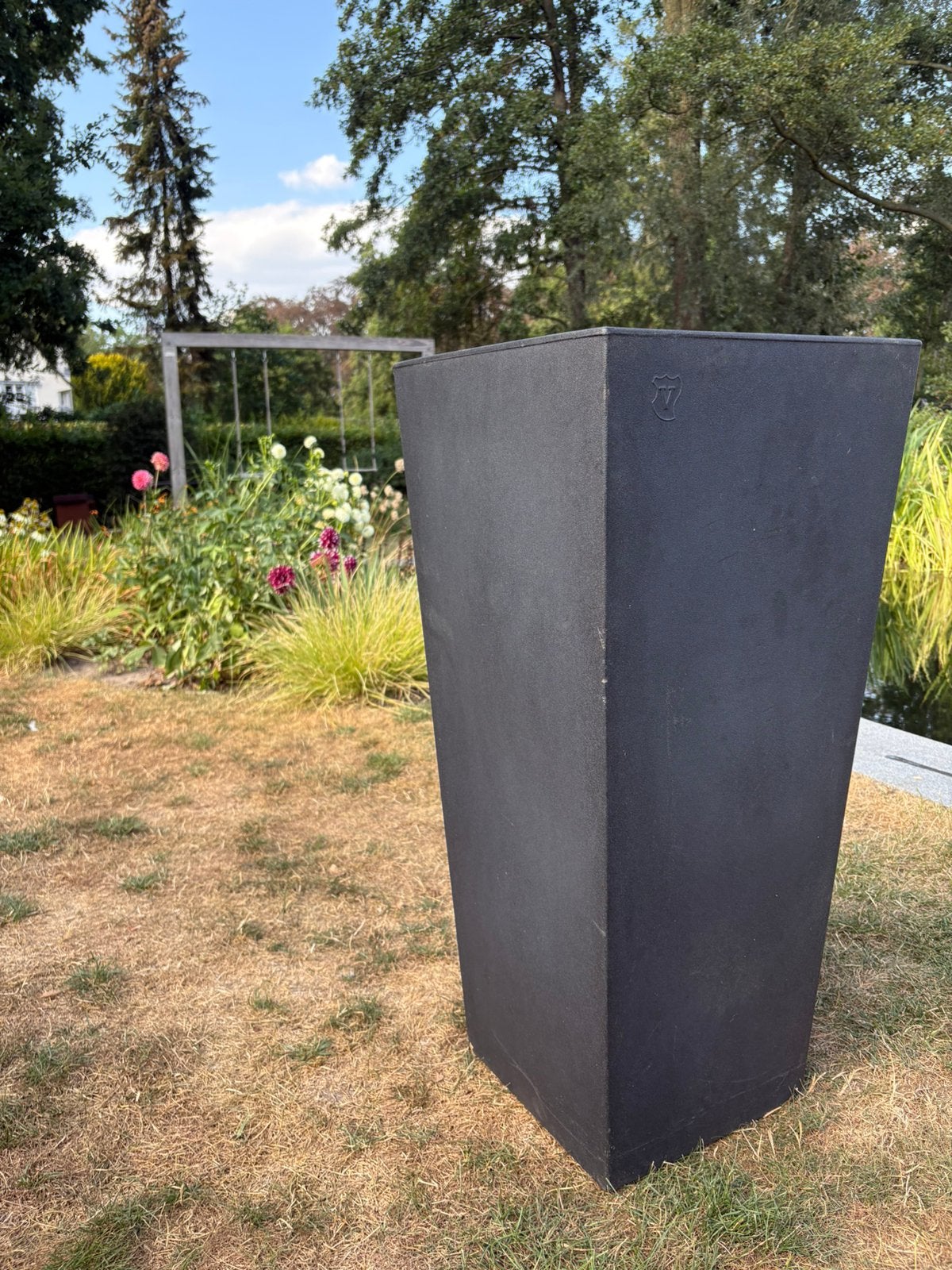 Bloembak, kunststof, Tuin en Terras, Ophalen, Zo goed als nieuw