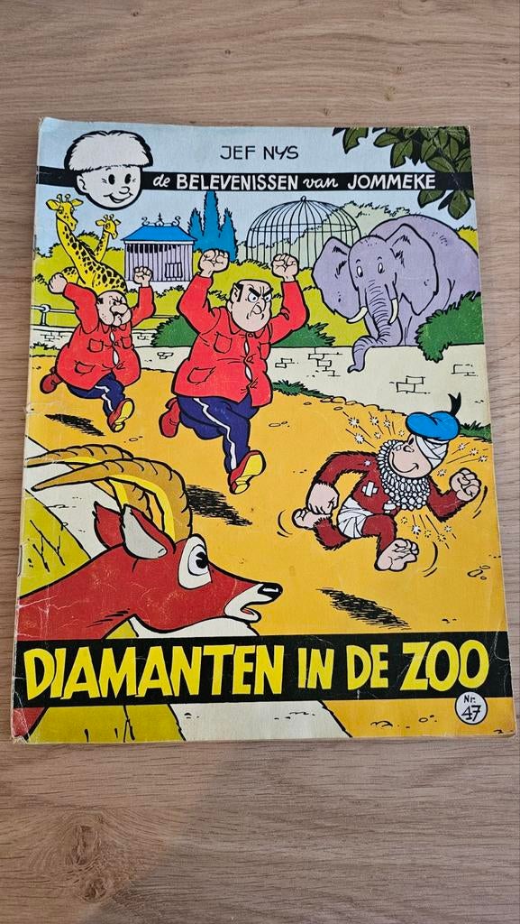 Jommeke nr. 47 – Diamanten in de zoo (vintage), Jef Nys., Ophalen, Gelezen, Eén comic