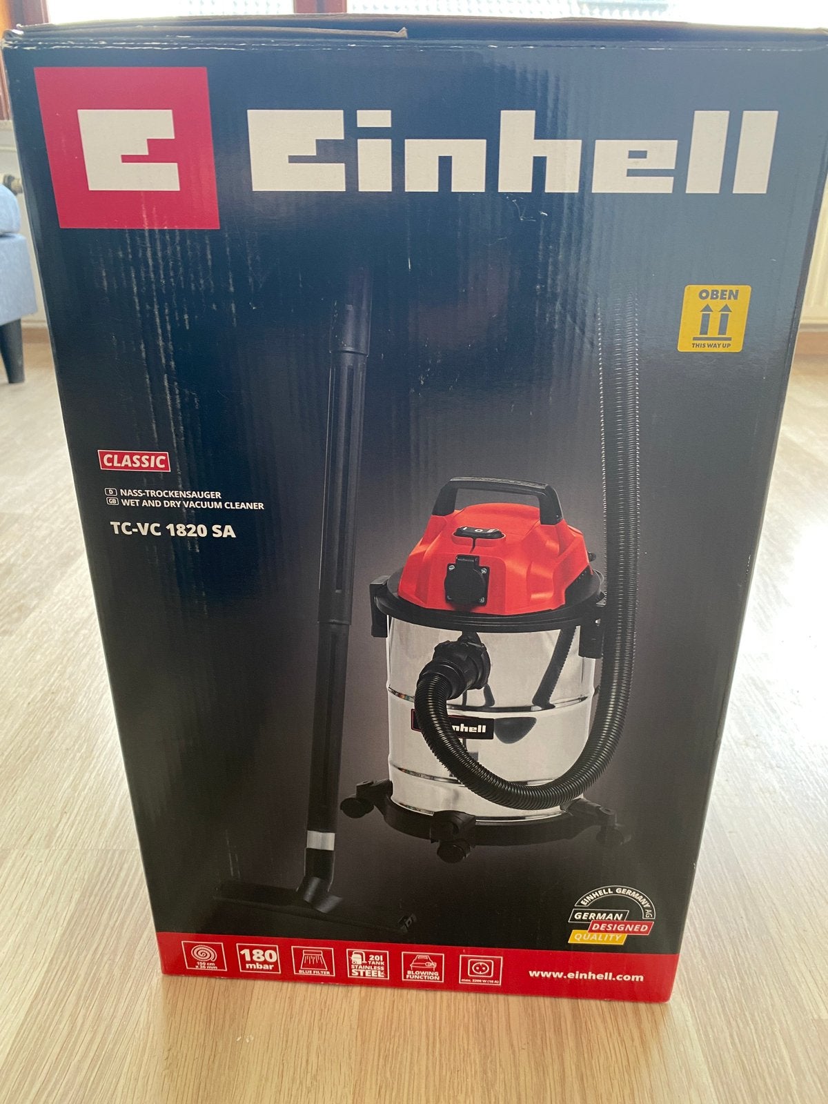 Stofzuiger Einhell TC-VC 1820 SA, Elektronische apparatuur, Stofzuigers, Ophalen, Nieuw