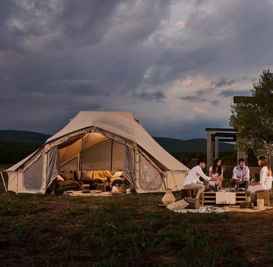 Autentic billy joe 7.2 katoenen tent. Te reinigen!, Caravanes & Camping, Tentes, Enlèvement