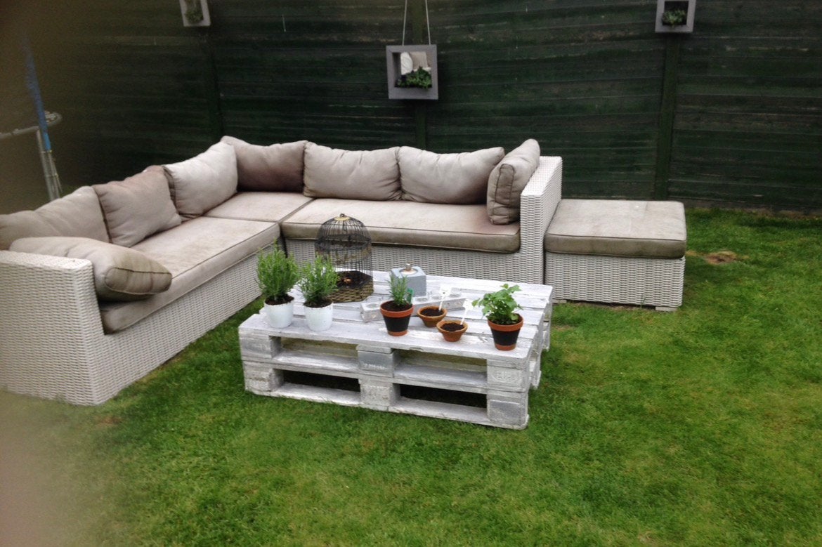 Loungeset tuinset, Ophalen, Zo goed als nieuw, Loungeset