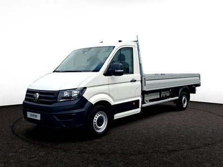 Volkswagen Crafter 35 Lwb Dsl Crafter L4 Open Laadbak 2.0 RW, Autos, Volkswagen, Achat, Boîte manuelle, Diesel, Blanc