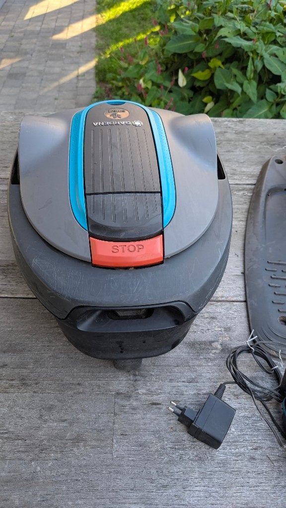 Gardena Sileno City 500 met garage & smart gateway, Tuin en Terras, Ophalen, Gebruikt, Minder dan 20 cm, Husqvarna