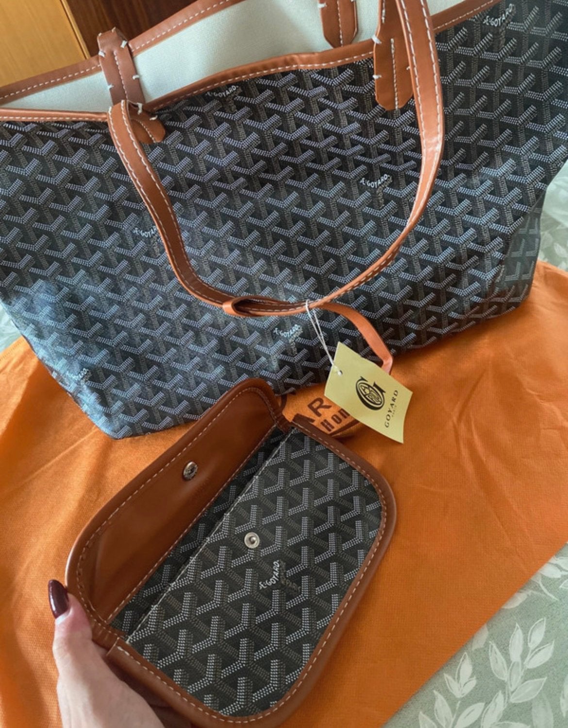 Goyard tas voor vrouwen, Handtassen en Accessoires, Tassen | Damestassen, Ophalen, Zo goed als nieuw, Bruin