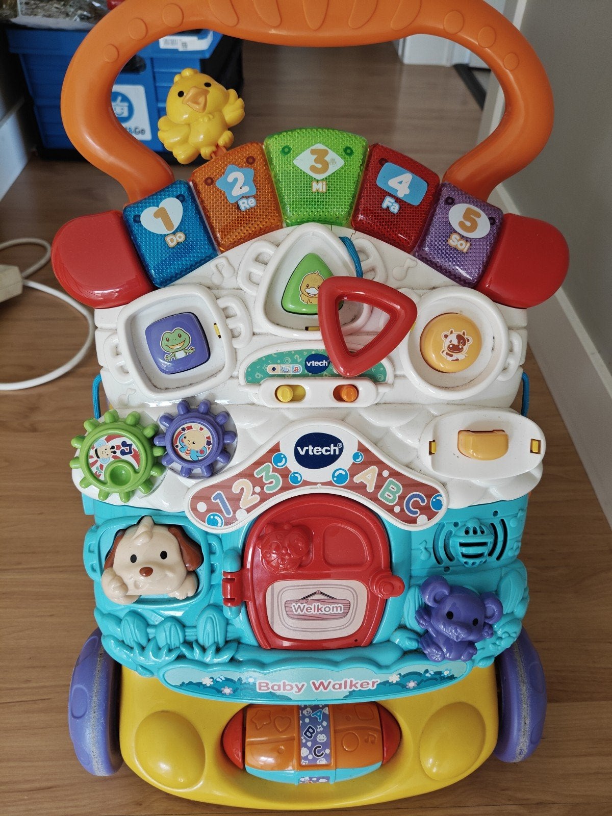 babywalker, Ophalen