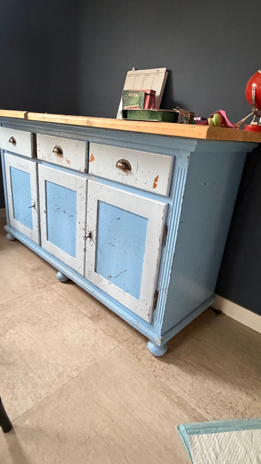 Kast met mooie patina, Ophalen
