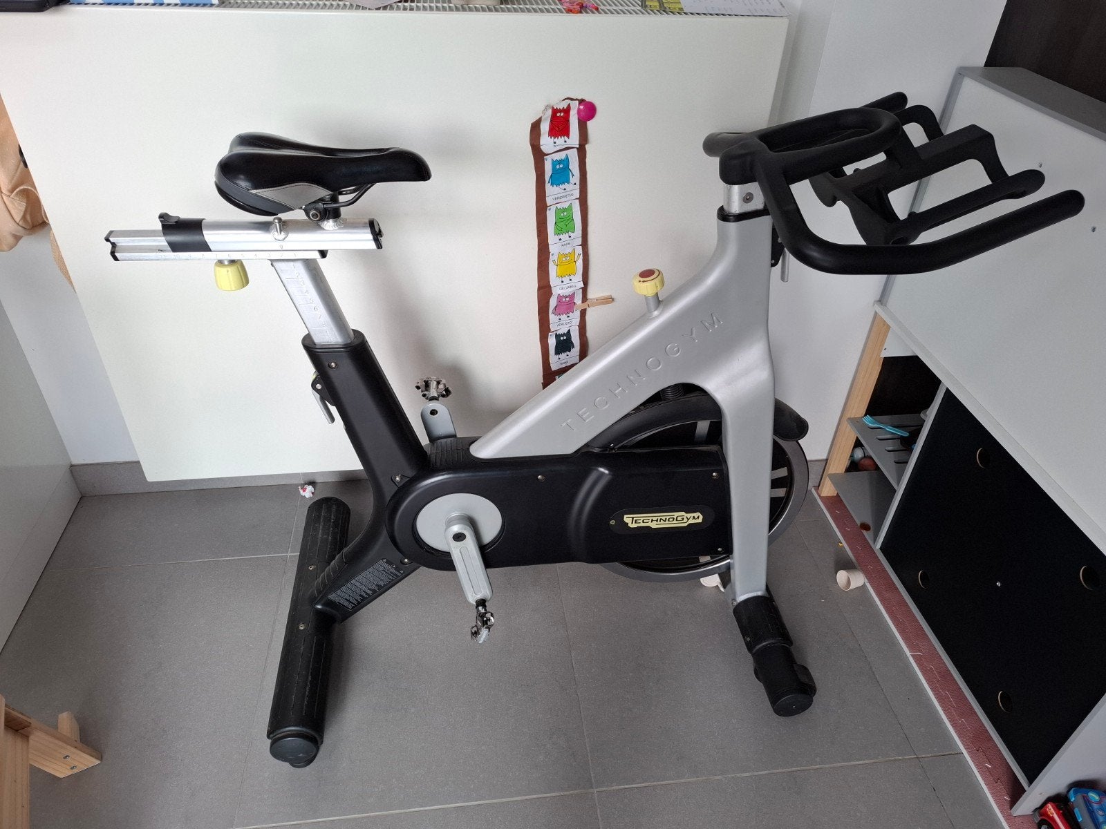 Technogym spinningfiets, Ophalen, Spinningfiets