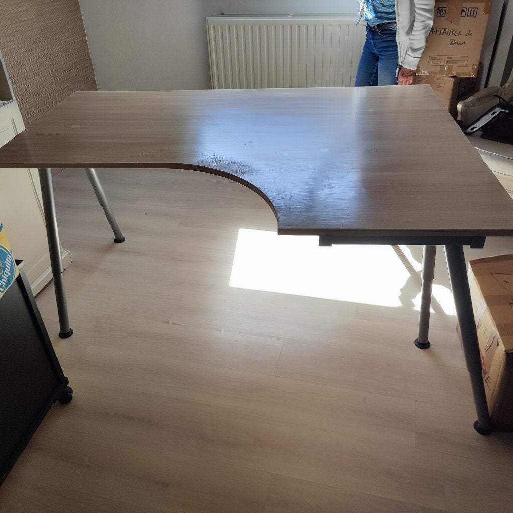 IKEA „L” bureau, Huis en Inrichting, Bureaus, Ophalen, Demontabel, Gebruikt, IKEA