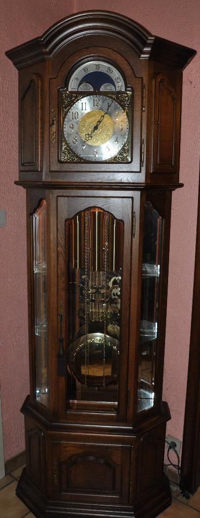 staande ( vitrine ) klok Westminster, Enlèvement ou Envoi, Utilisé, Analogique