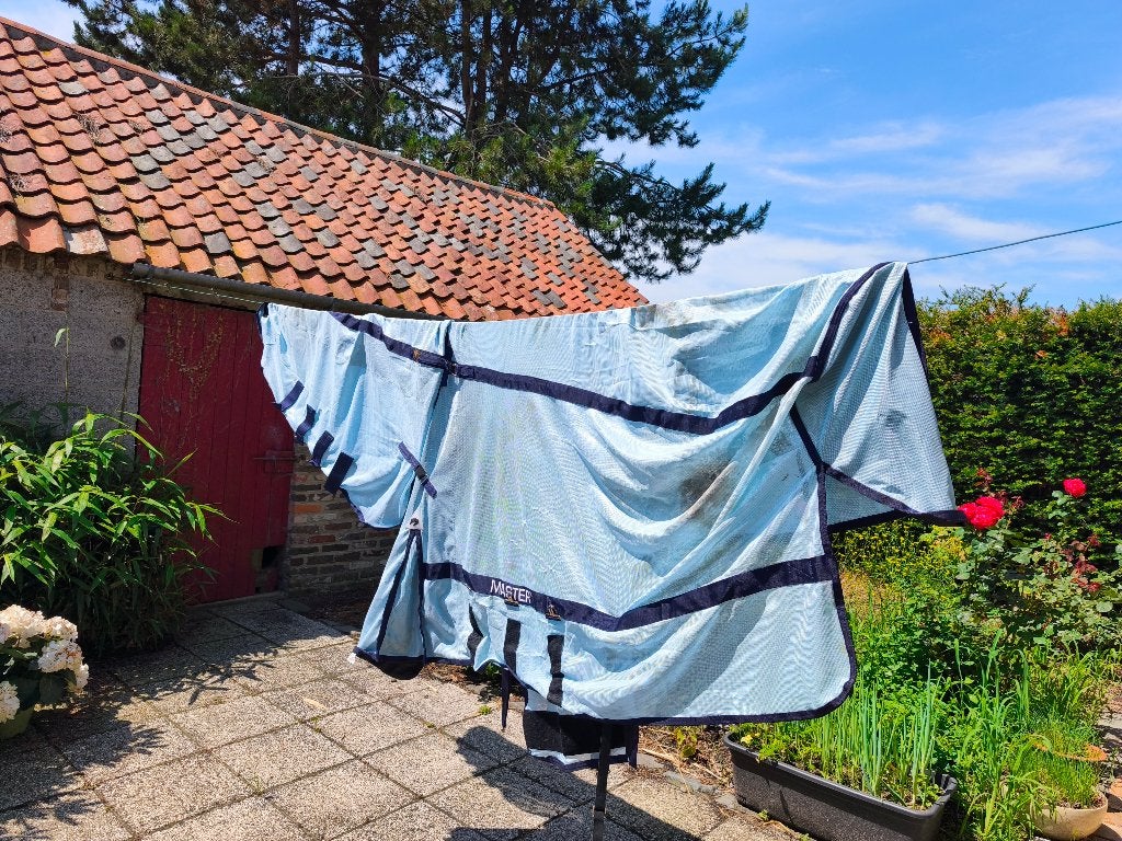Vliegendeken 195x145, Dieren en Toebehoren, Afneembare hals, Overige merken, Vliegendeken, Zo goed als nieuw