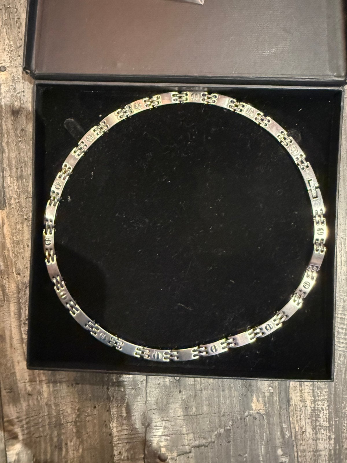 Bruce ketting- en armbandenset voor heren, Ophalen of Verzenden, Zo goed als nieuw, Staal