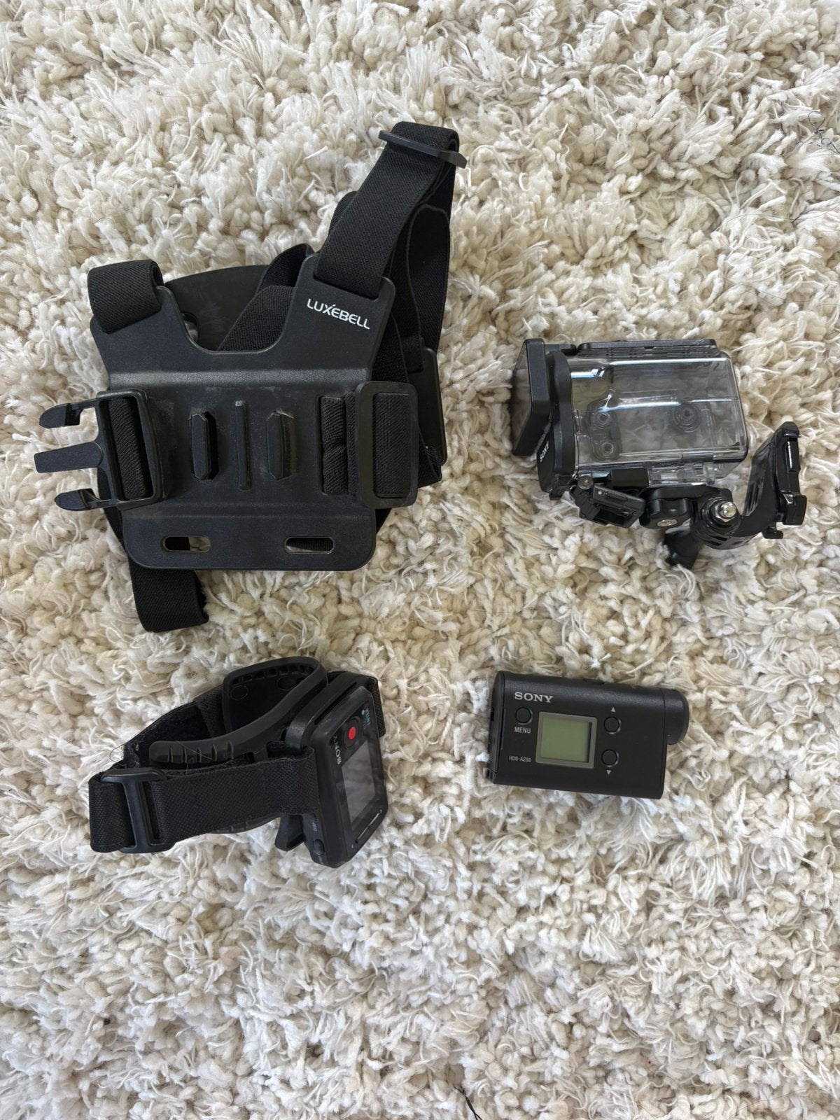 Camera d’action Sony hdr-as50 avec accessoires, TV, Hi-fi & Vidéo, Caméscopes numériques, Enlèvement, Caméra, Sony