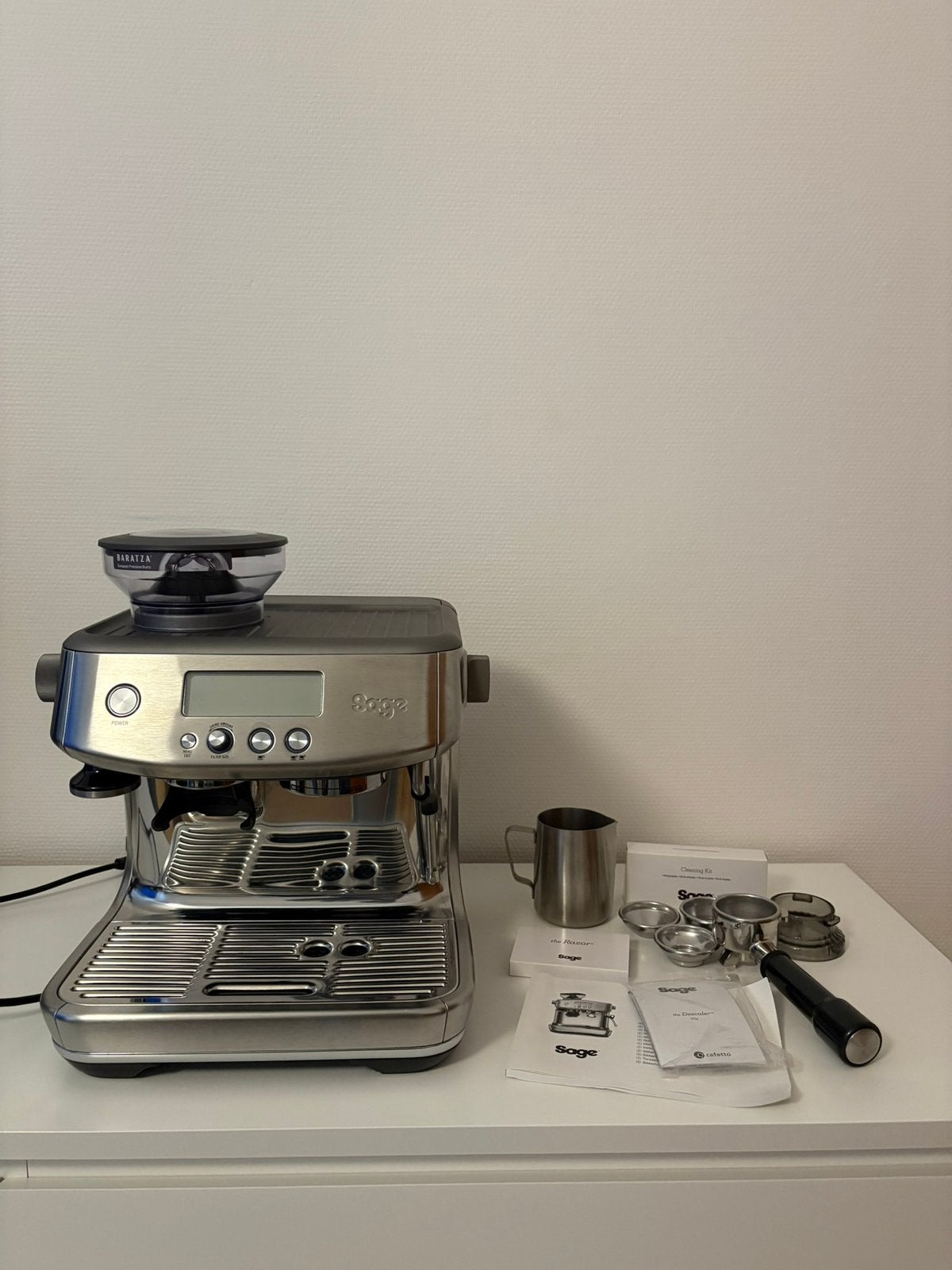Sage barista pro, Ophalen, Zo goed als nieuw