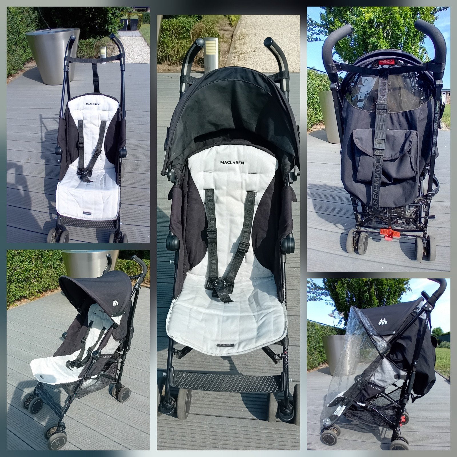 SUPERKOOPJE !Maclaren Quest Sport buggy+4 gratis . zie info, Enlèvement, Maclaren, Protection de pluie
