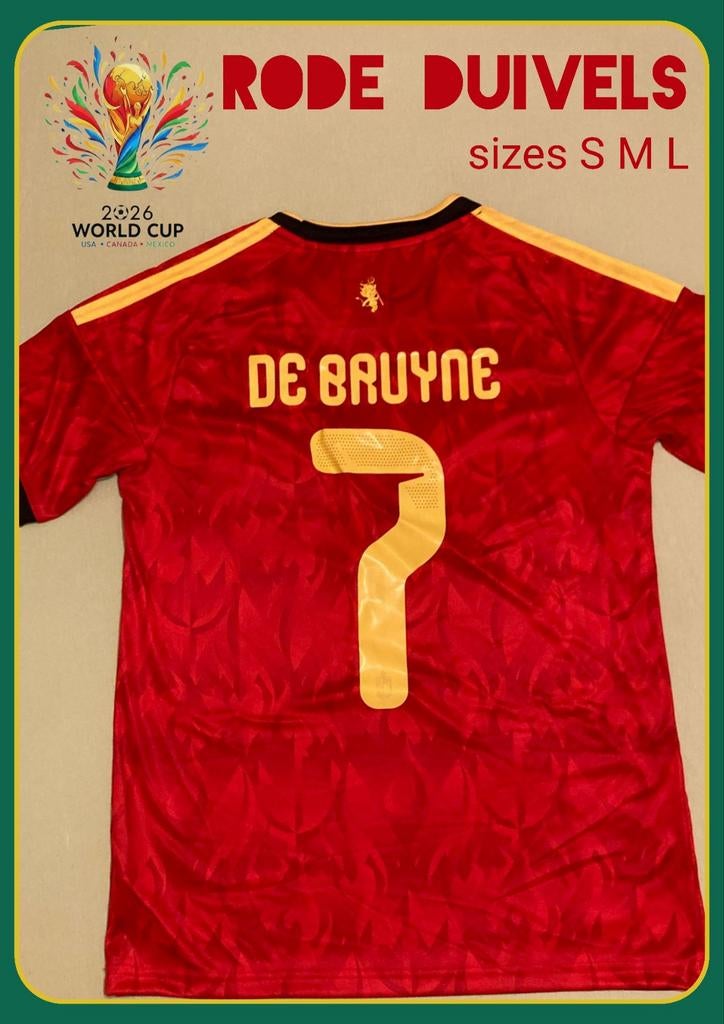 Chemise DeBruyne WK2026 Red Devil, Enlèvement ou Envoi, Neuf, Maillot