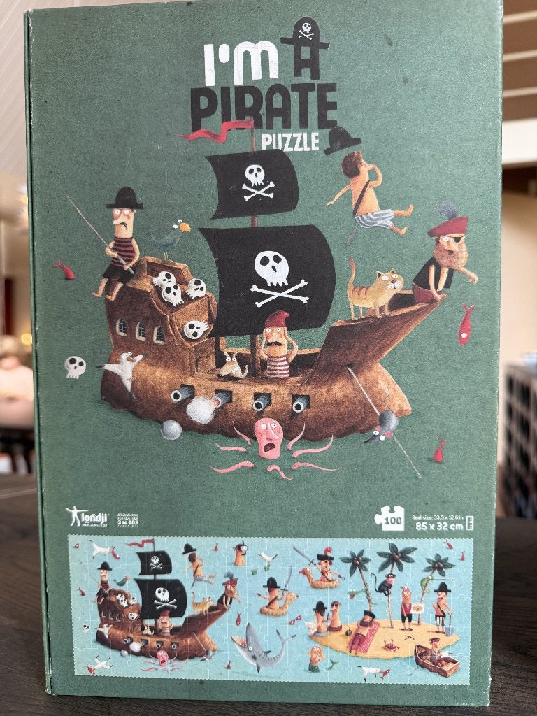 Puzzle Je suis un pirate, 100 pièces, Enlèvement ou Envoi, Plus de 50 pièces, Comme neuf, 4 à 6 ans