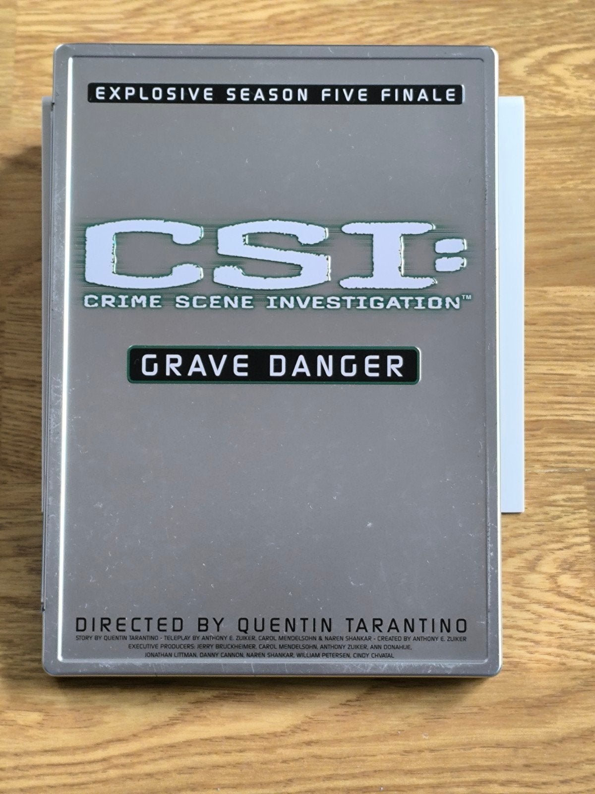 csi grave danger dvd steelbook - CSI grave danger limited ed, Nederlands, Ophalen of Verzenden, Zo goed als nieuw, Engels