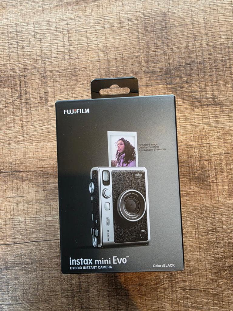Fujifilm Instax Mini Evo Zwart, TV, Hi-fi & Vidéo, Appareils photo numériques, Enlèvement ou Envoi, Neuf, Compact, Fuji