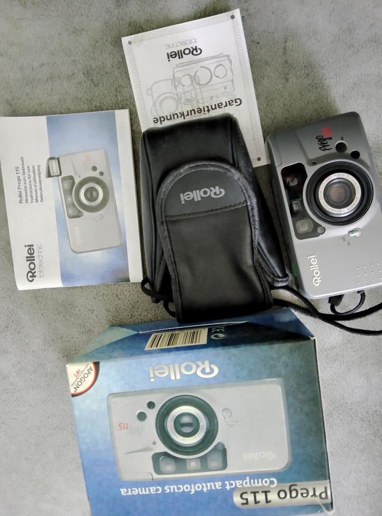 Rollei Prego 115 Point and Shoot 35mm compactcamera voor fil, Ophalen of Verzenden, Zo goed als nieuw, Compact, Leica