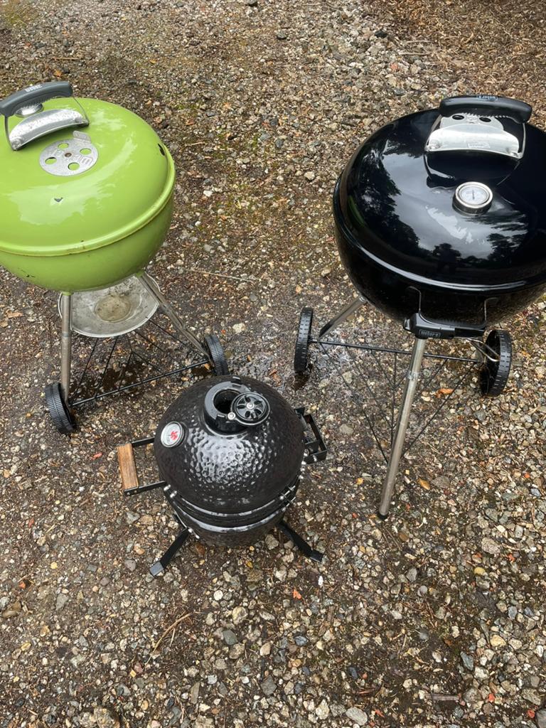 3x bbq + roosters, Tuin en Terras, Ophalen, Zo goed als nieuw