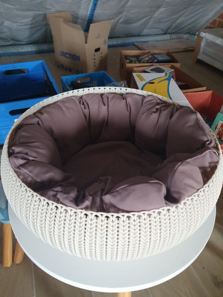 Kattenmand inclusief comfortabel kussen, Dieren en Toebehoren, Ophalen, Zo goed als nieuw, Pluche
