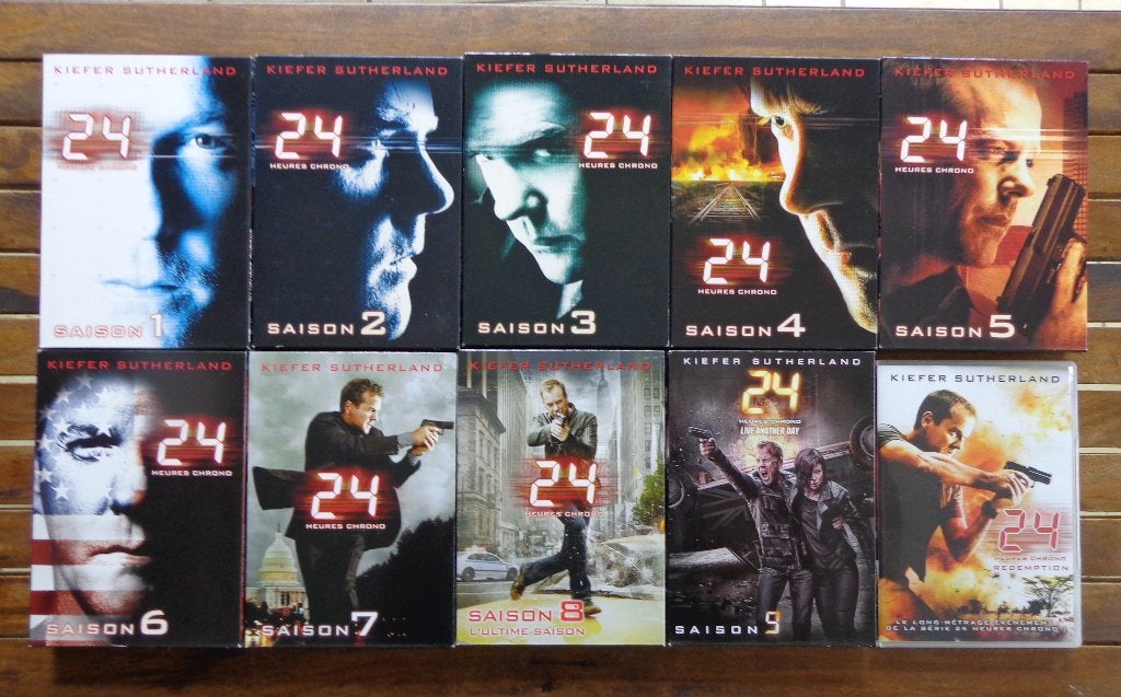 )))  24 Heures Chrono // 9 Saisons  l' intégrale + Film  (((, CD & DVD, Enlèvement ou Envoi, Coffret, Comme neuf, À partir de 16 ans