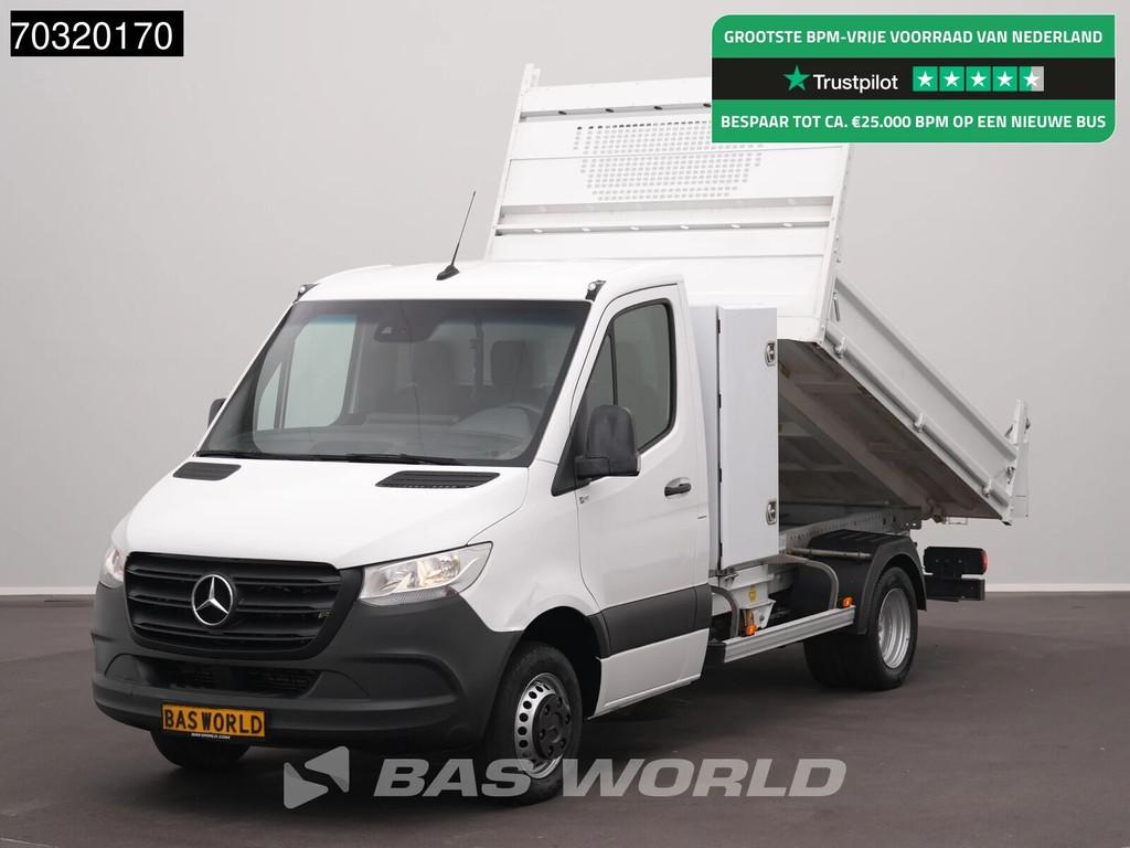 Mercedes Sprinter 514 CDI Automaat Kipper met Kist 3,5t Trek, Achat, Euro 6, Entreprise, 3 places