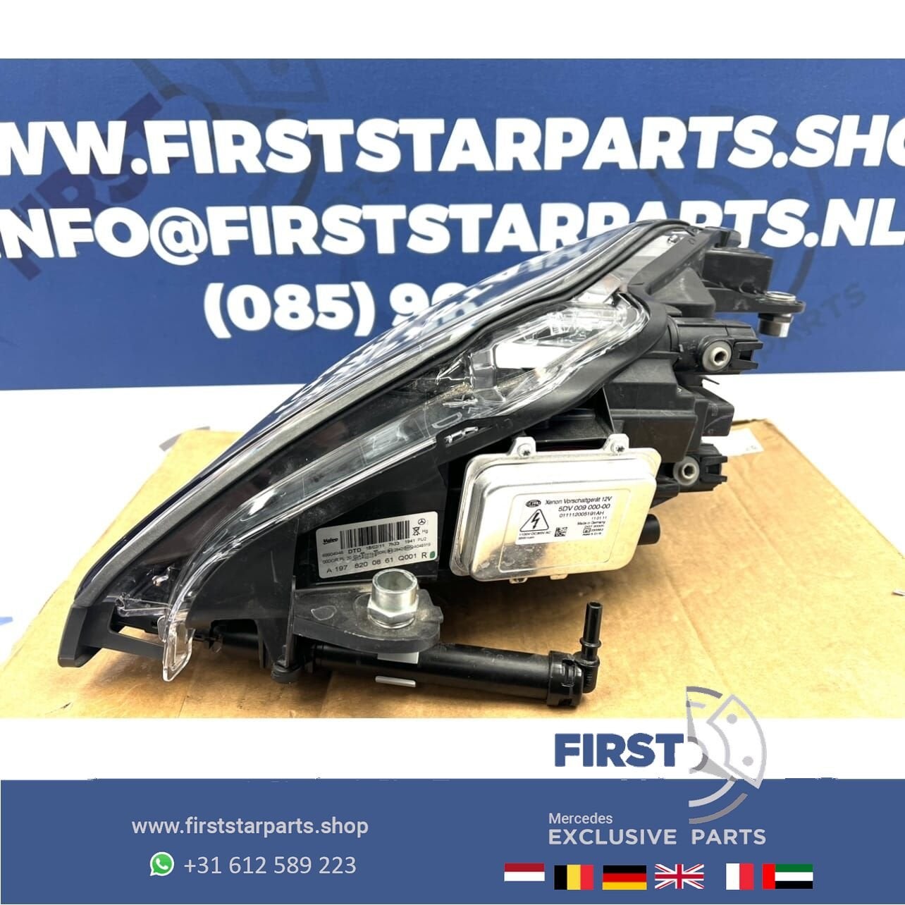 C197 R197 SLS SLS63 SLR AMG LED KOPLAMP SET LINKS+RECHTS Mer, Utilisé, -, -, Enlèvement ou Envoi