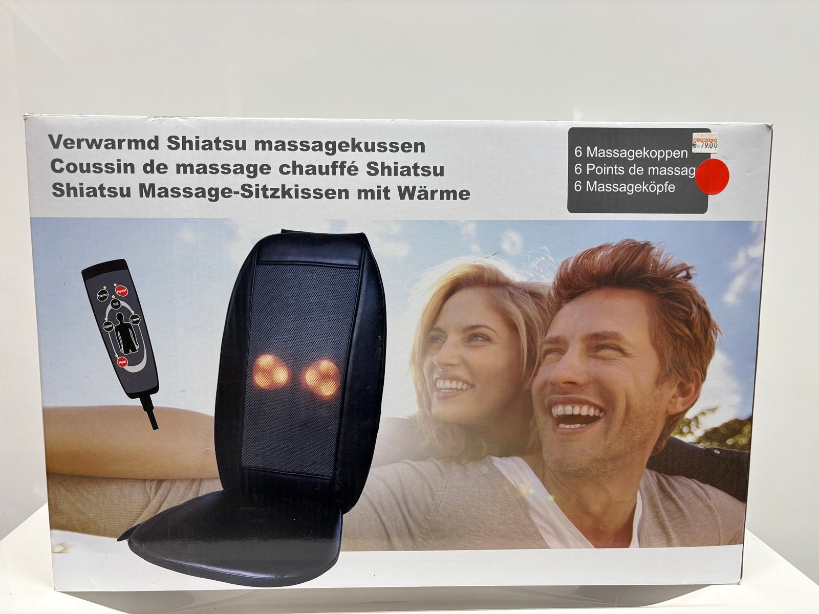 Massagekussen shiatsu, Sport en Fitness, Massageproducten, Ophalen, Zo goed als nieuw