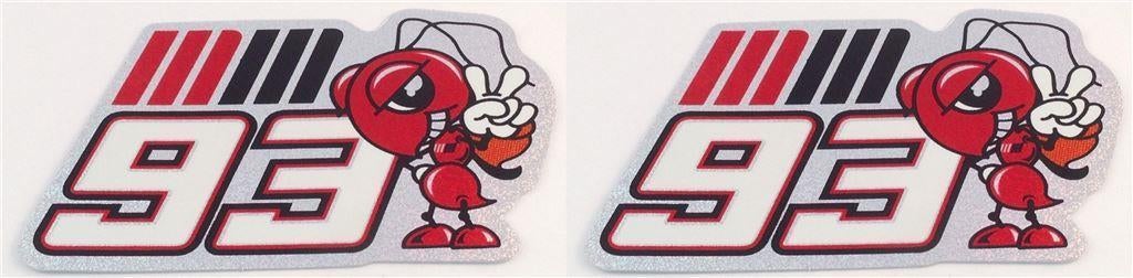 Marc Márquez metallic sticker set #5, Envoi