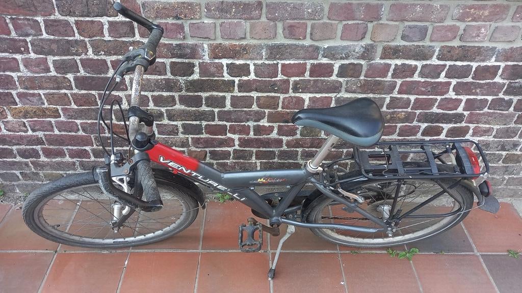 Kinderfiets, Fietsen en Brommers, Fietsen | Vouwfietsen, 20 inch of meer, Gebruikt, Velgrem, Versnellingen