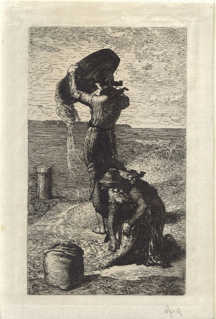 Augustin Feyen-Perrin ets "Les Vanneuses", Antiquités & Art, Art | Eaux-fortes & Gravures, Eau-forte, 1800 - 1899, Enlèvement