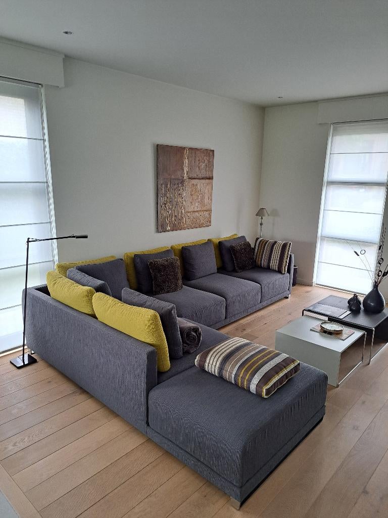 CINNA lounge in grijze stof., Ophalen, Gebruikt, Stof, Contemporain