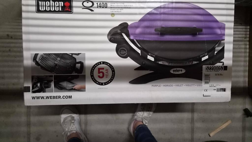 Weber elektrische BBQ, Ophalen, Nieuw, Weber