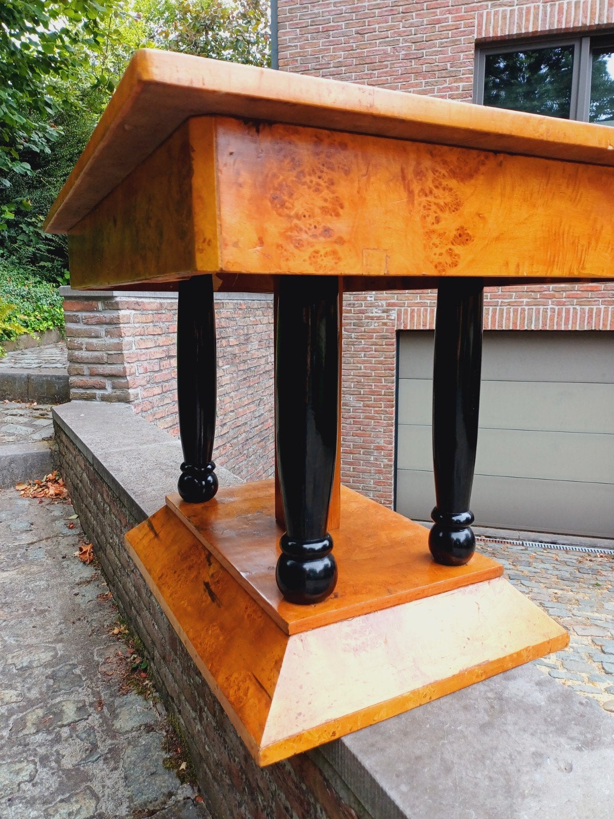 tafeltje in wortelhout, art deco, Ophalen